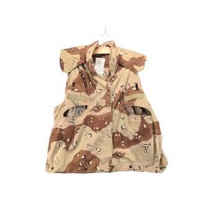 PASGT Vest Cover Desert Camo Size Small & Medium Tan Brown Military